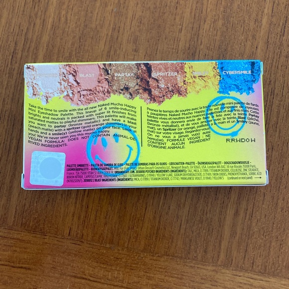 NEW IN BOX Urban Decay x Smiley Mini NAKED Eyeshadow Palette - Picture 4 of 7